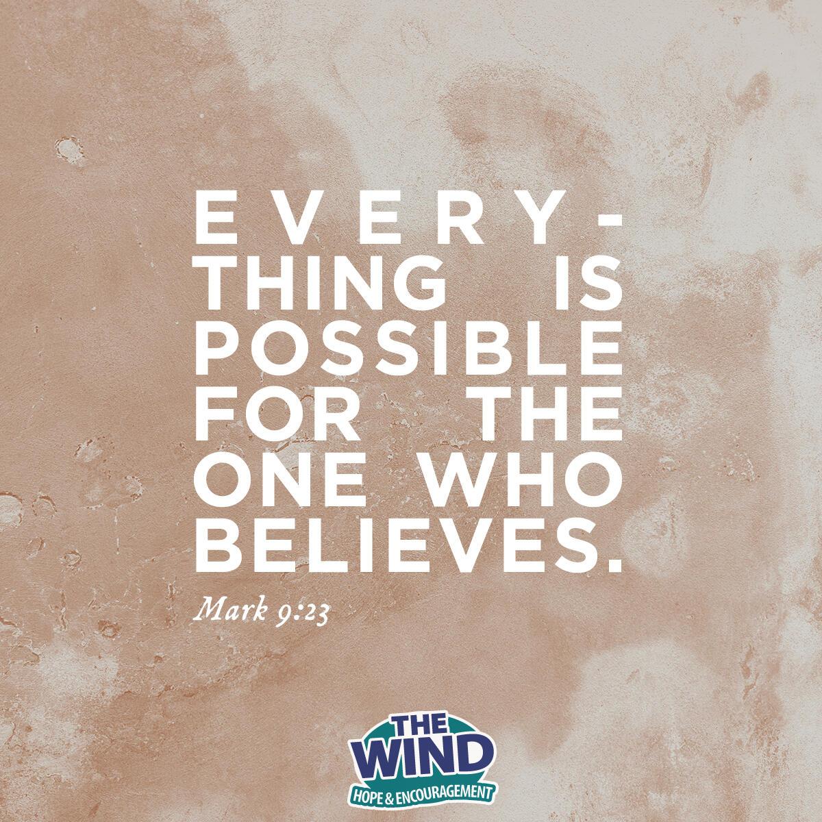 Mark 9:23