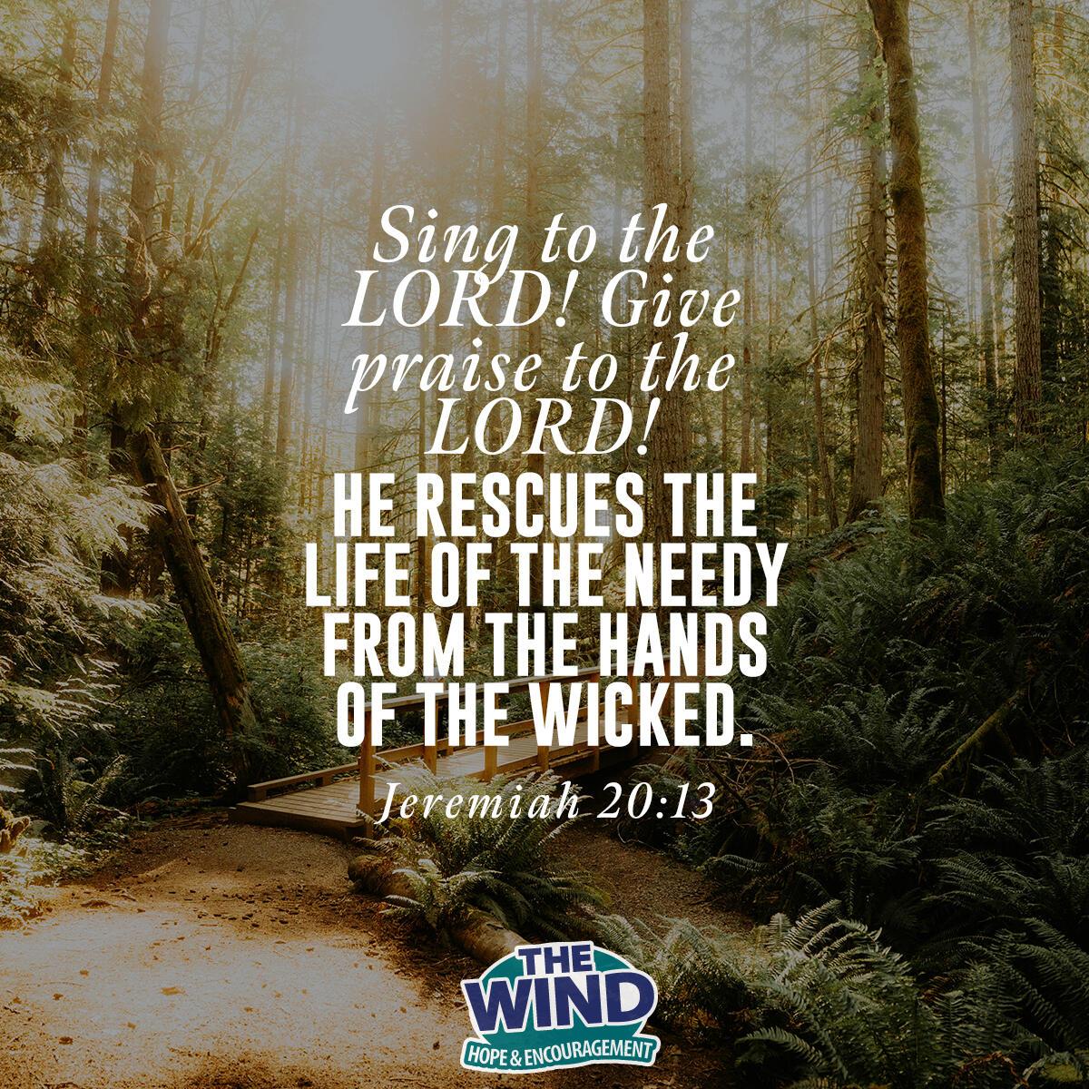 Jeremiah 20:13