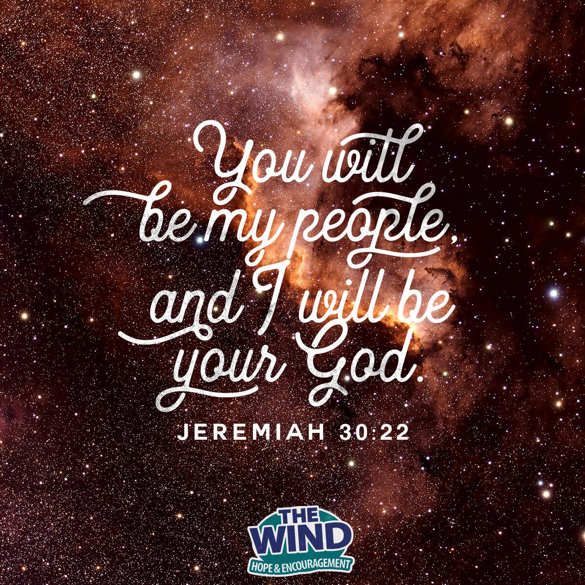 Jeremiah 30:22