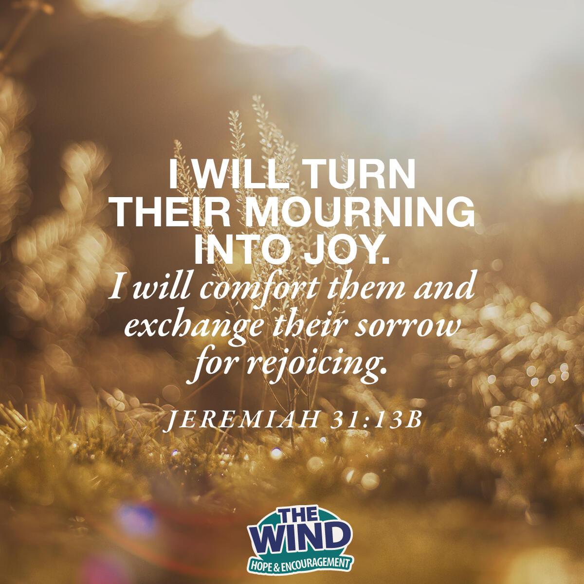 Jeremiah 31:13b