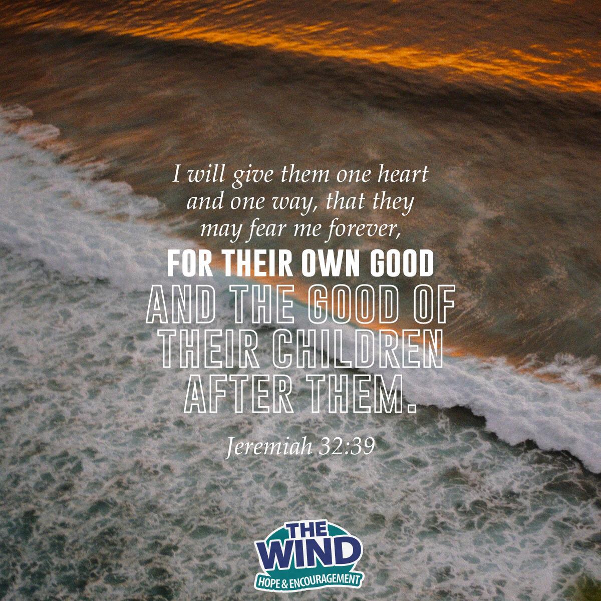 Jeremiah 32:39