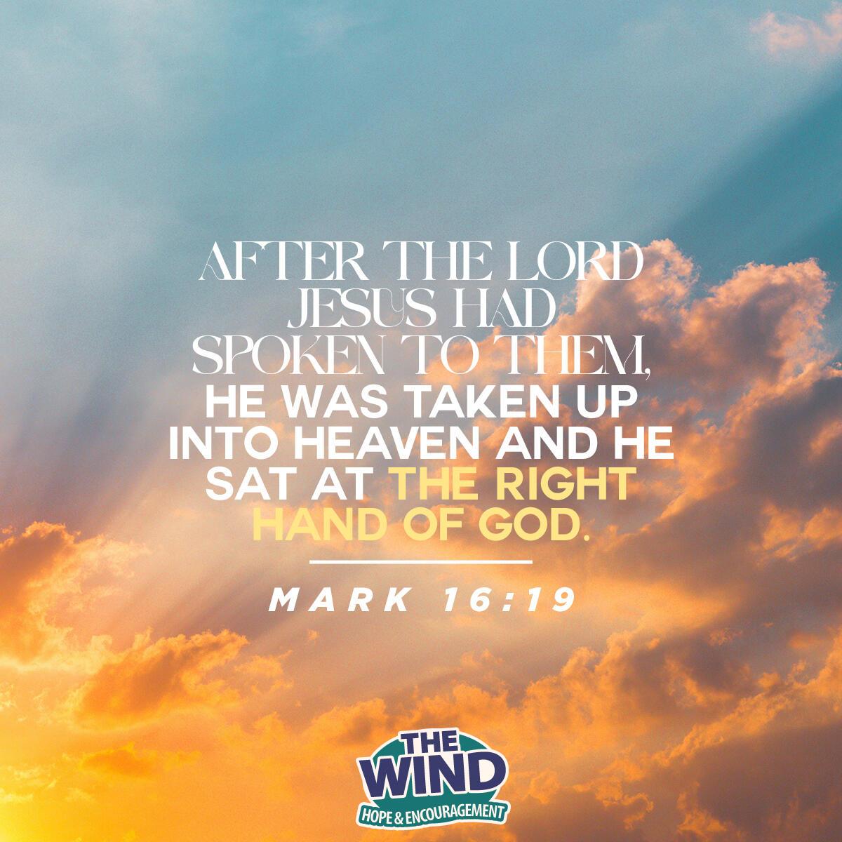 Mark 16:19