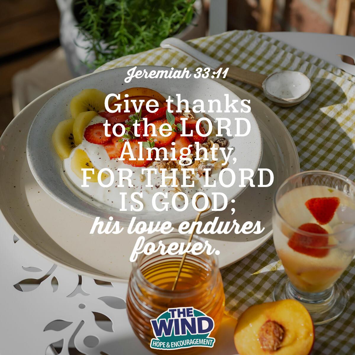 Jeremiah 33:11