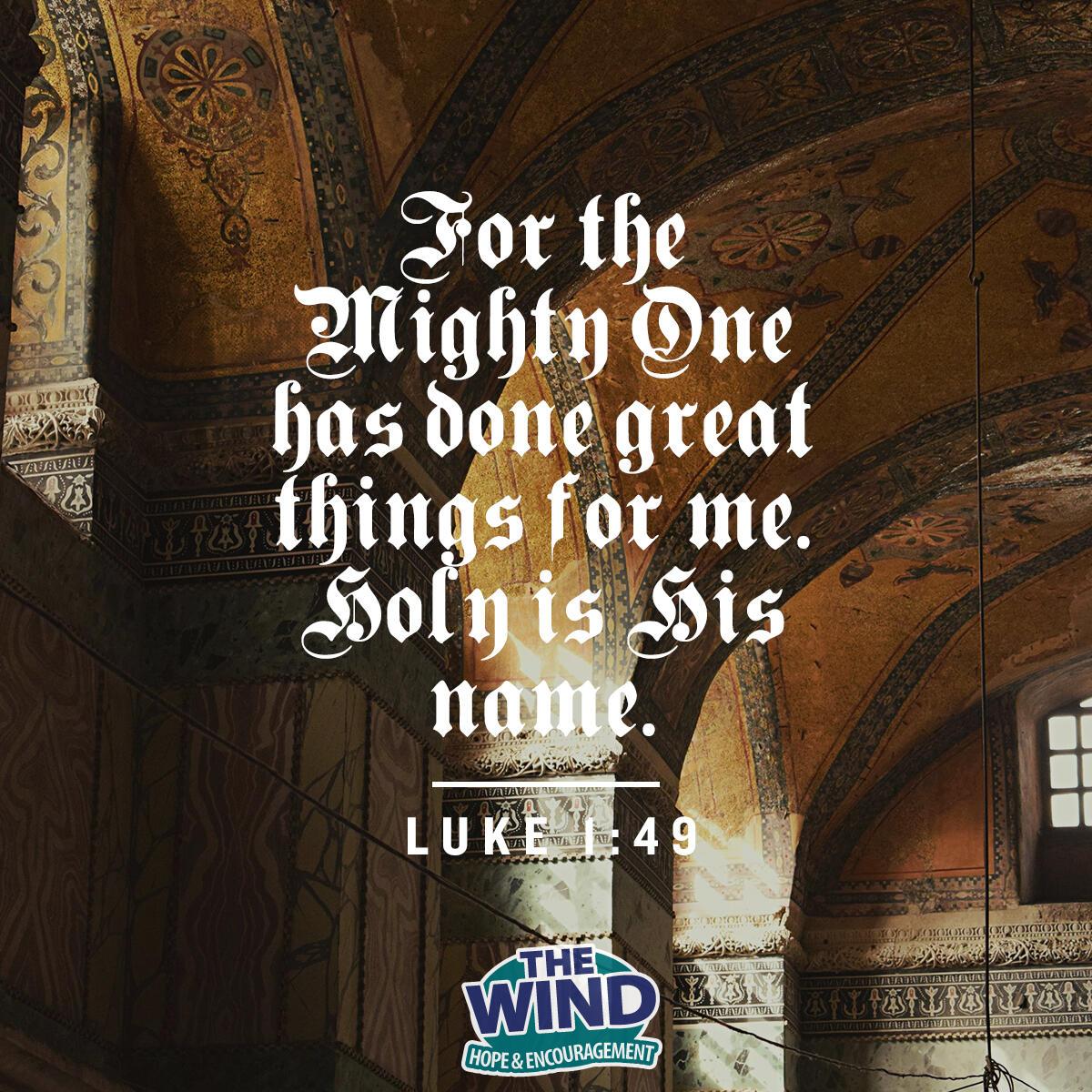 Luke 1:49