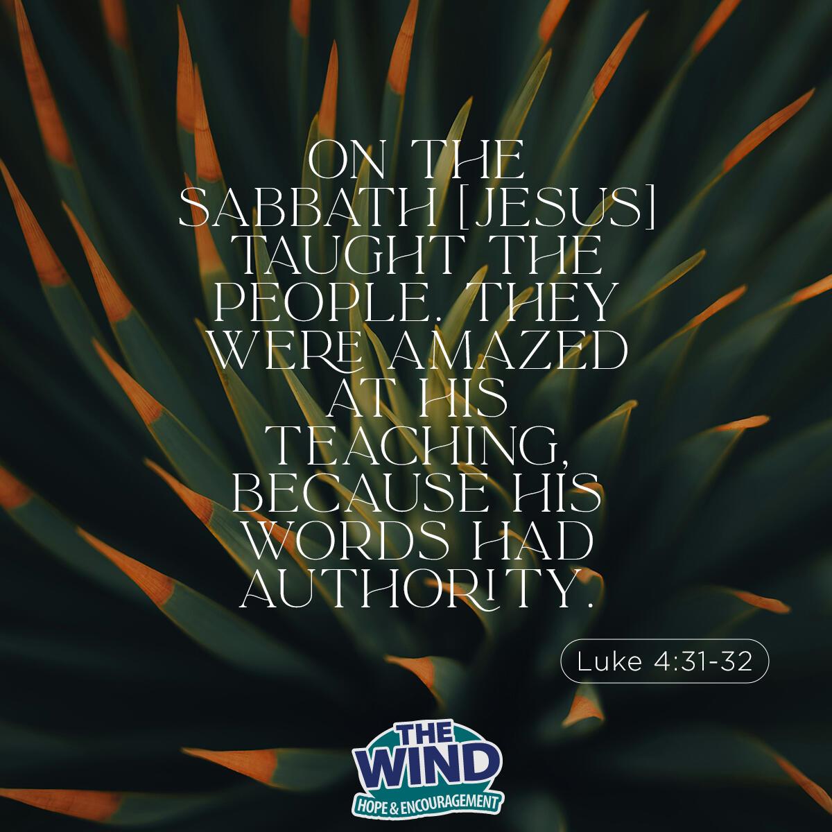 Luke 4:31-32