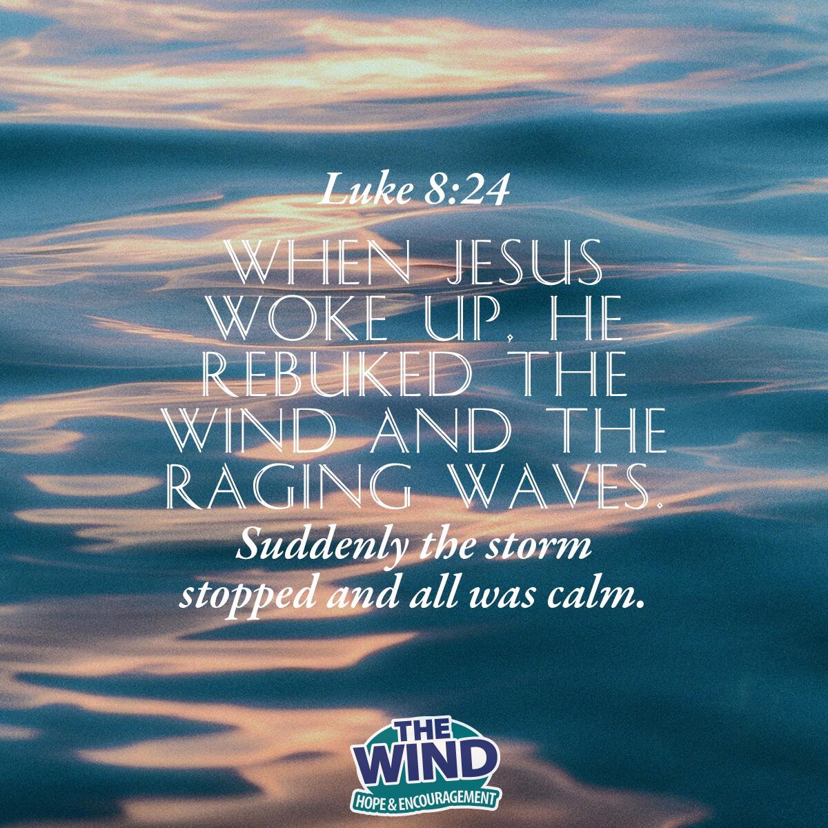 Luke 8:24