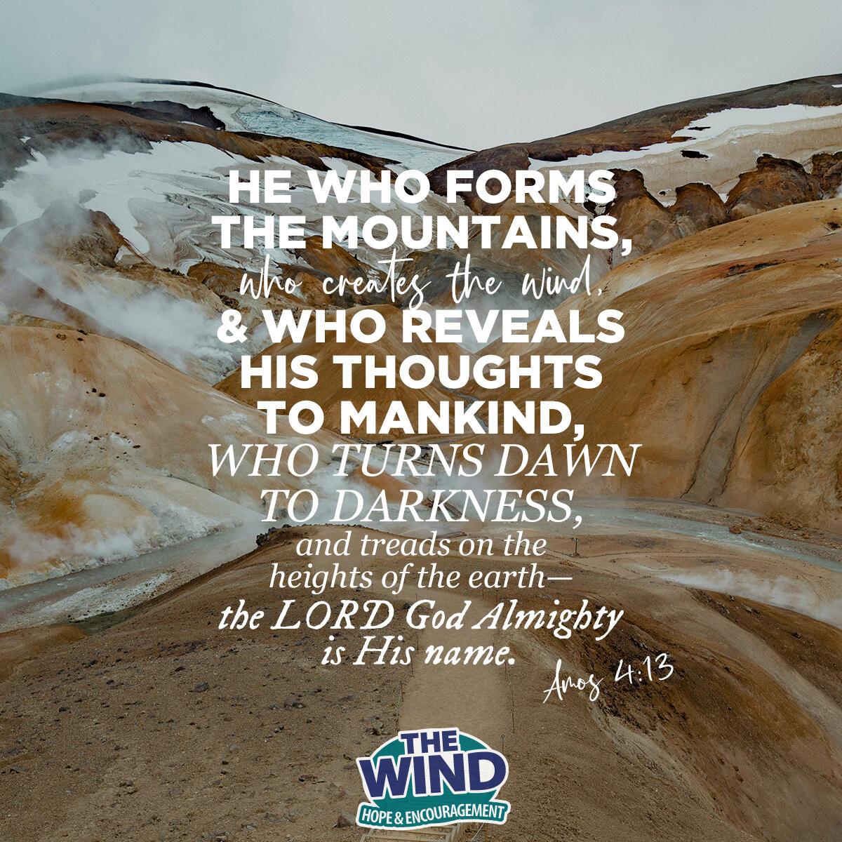 Amos 4:13