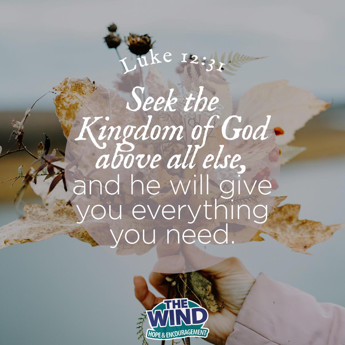 Luke 12:31