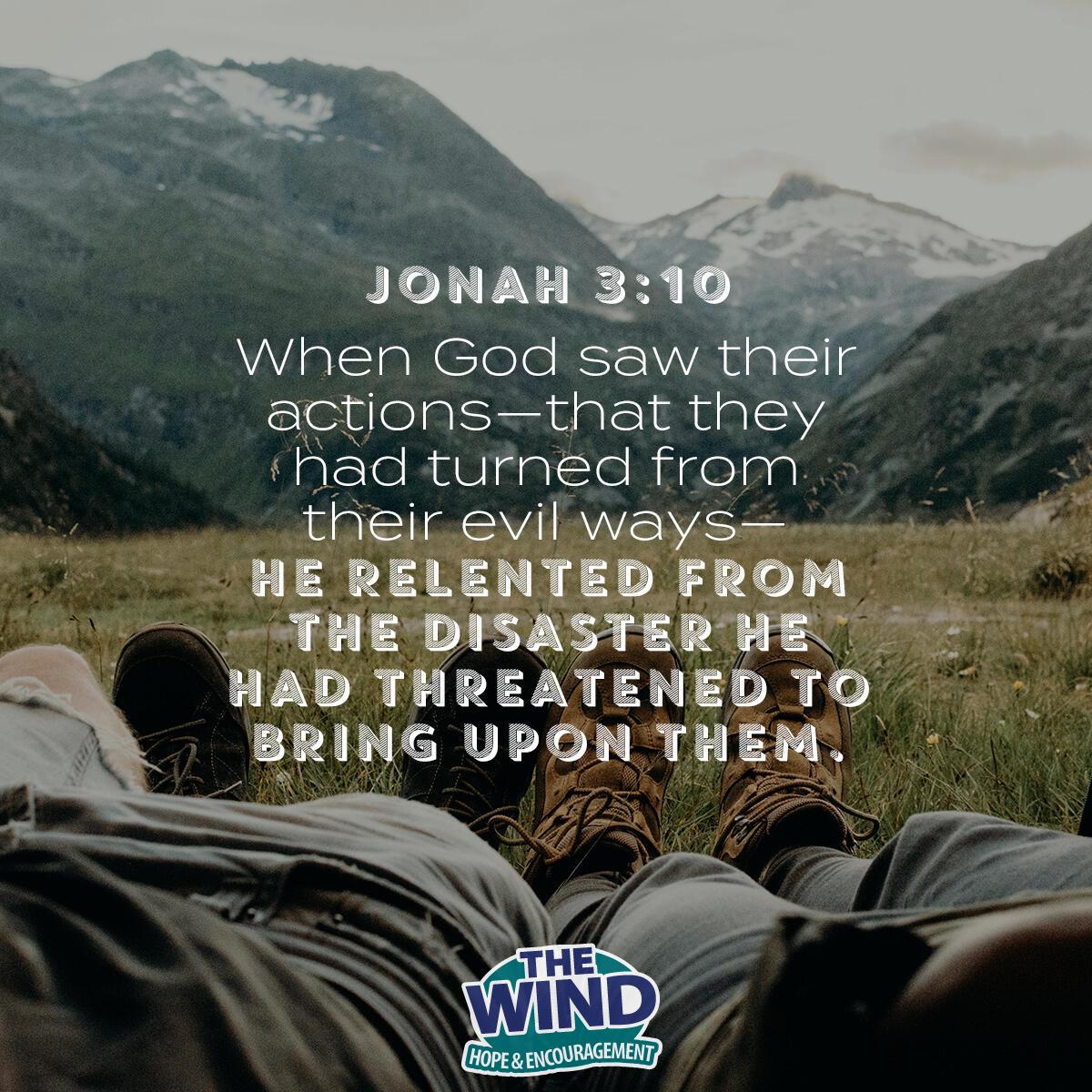 Jonah 3:10 - Verse of the Day