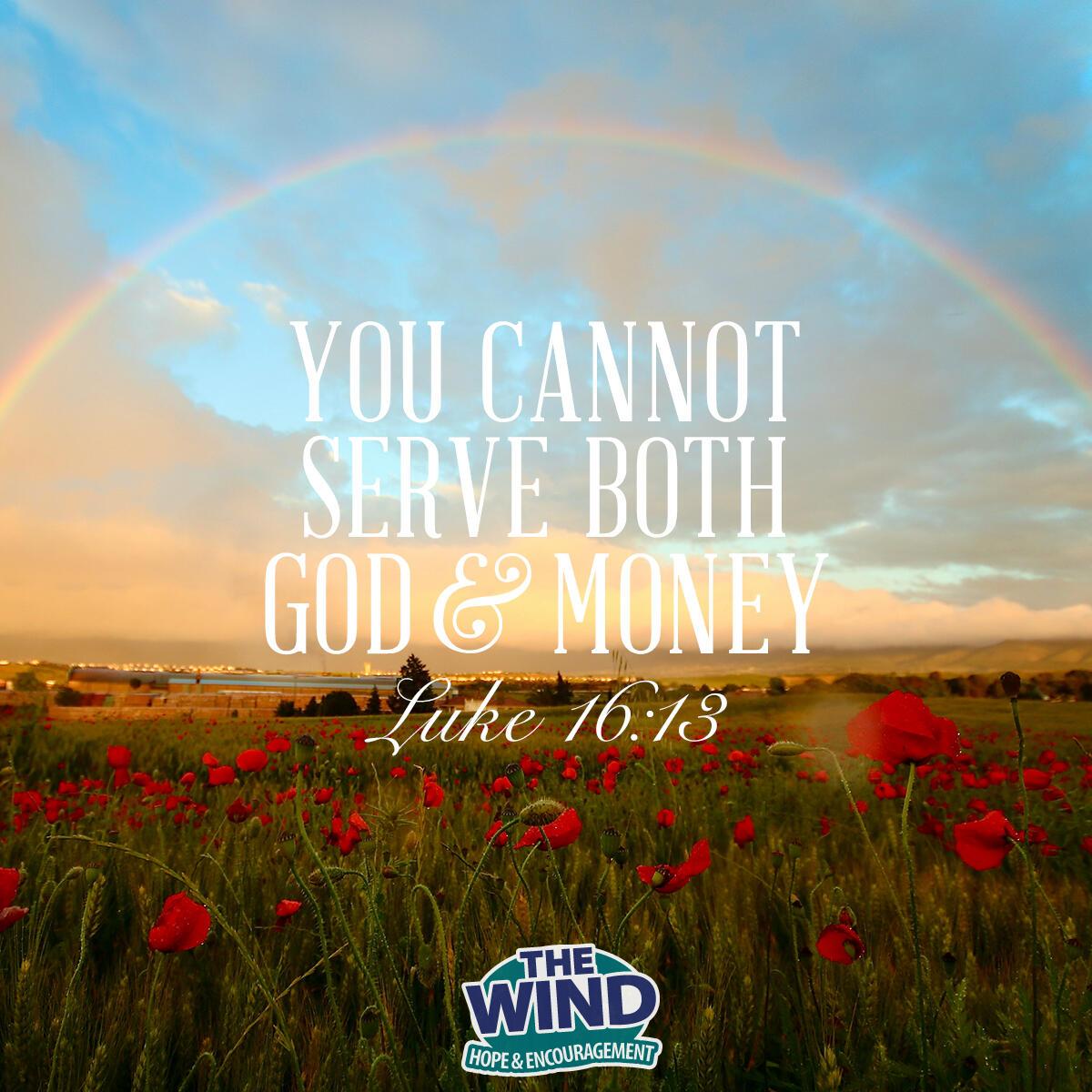 Luke 16:13 - Verse of the Day