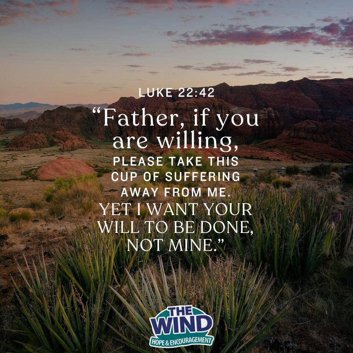Luke 22:42