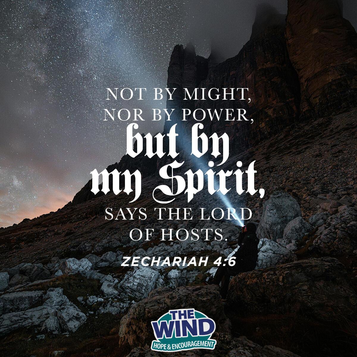 Zechariah 4:6