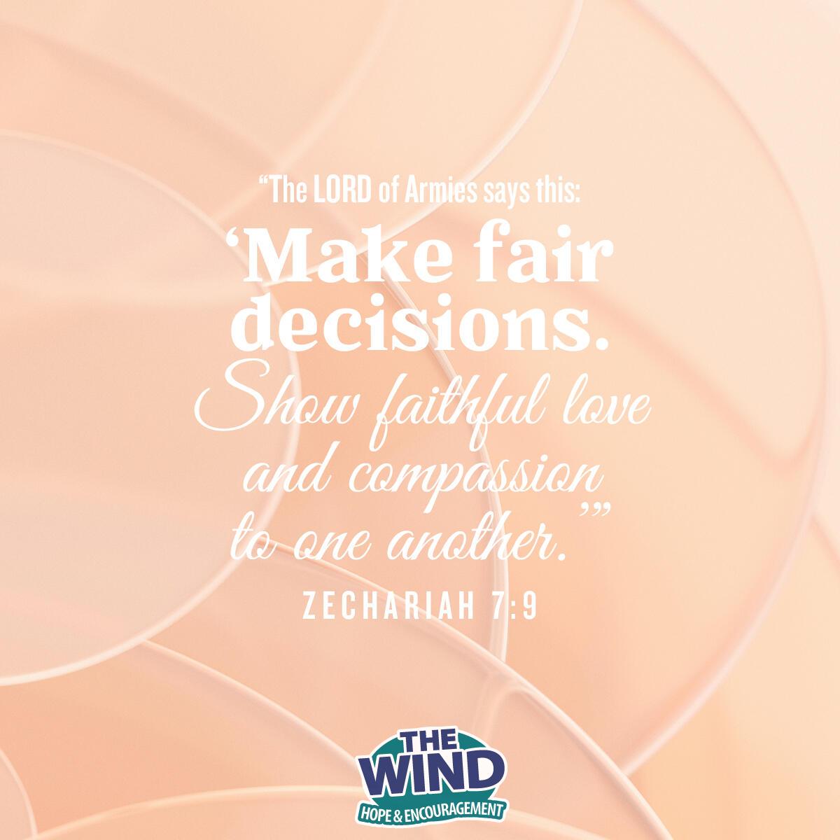 Zechariah 7:9