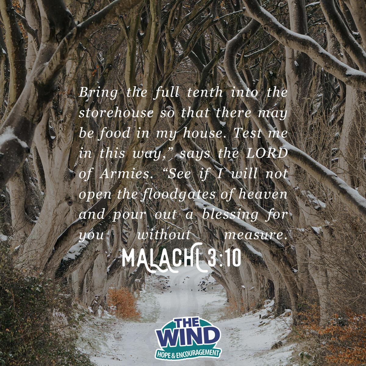 Malachi 3:10